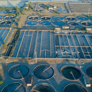 Top view of the aeration station