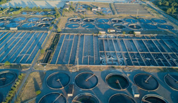 Top view of the aeration station